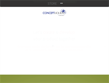 Tablet Screenshot of conceptliquids.com